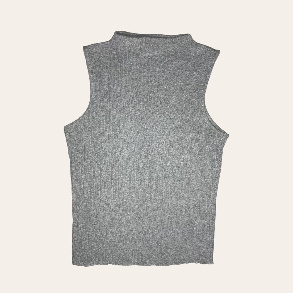 Zara high neck sleeveless top